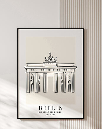 Plakat BERLIN, PAKOWANIE PREZENTÓW - pudełko na prezent
