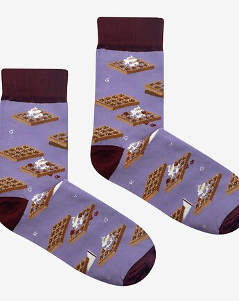 Skarpetki Gofry, LOVE POLAND DESIGN