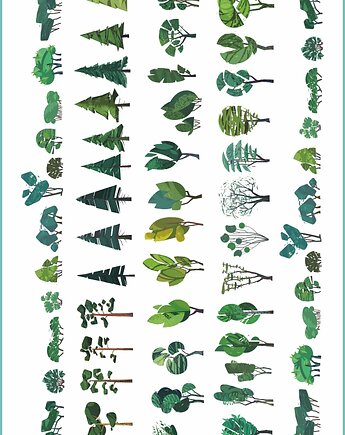 Tatuaż tymczasowy "Green plants", Fotobloki and decor