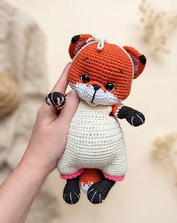Lisek Rudek - maskotka amigurumi handmade - na prezent, Aveloria