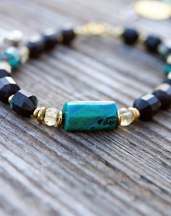 Bransoletka z turkusami i chryzokolą, Studio Gazela