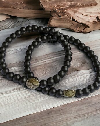 Komplet dla pary : PIRYT & ONYKS :: na gumce, kaktusia