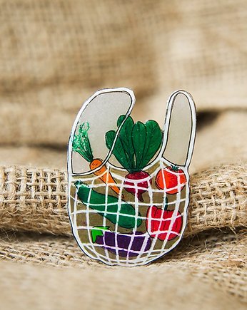 Broszka warzywna , Pintura