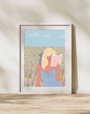 Plakat "Spring reading", Maya Design
