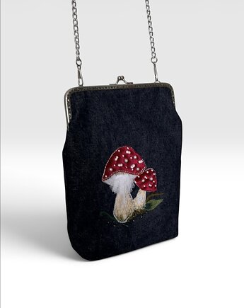 Torebka damska Muchomorek, torebka damska, torebka na ramię, IriShe Jewelry
