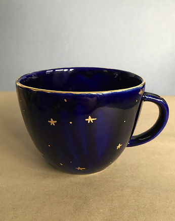 Ceramiczny duży kubek granatowy, ELEMTHEBRAND