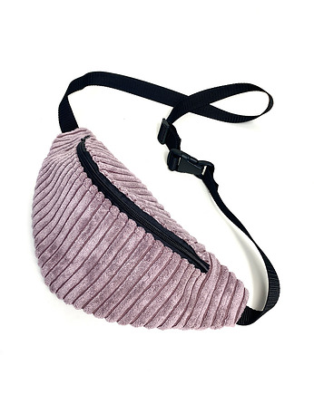 Lawendowa nerka sztruks welur wrzos, SewNSpray