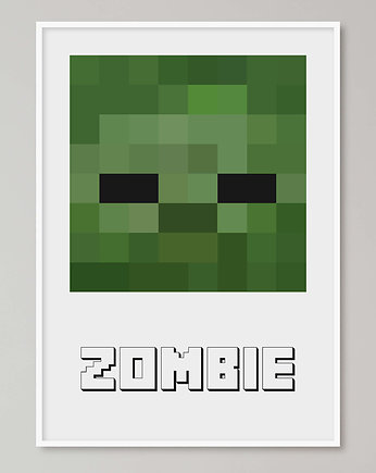 Minecraft plakat "Zombie", Pas De LArt