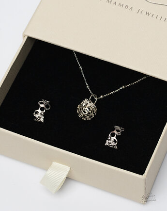Srebro 925 Komplet jak z opowieści-  pszczela elegancja natury, Black Mamba Jewelry