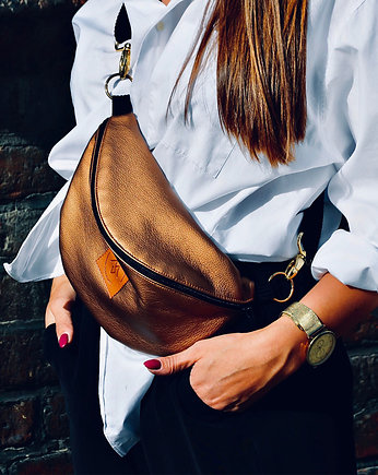 Nerka / torebka Mili Belt Bag L - stare złoto, Militu