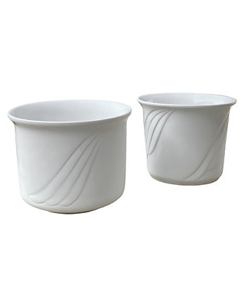 Para donica osłonek ceramicznych, Duemler & Breiden Niemcy, lata 70., Good Old Things
