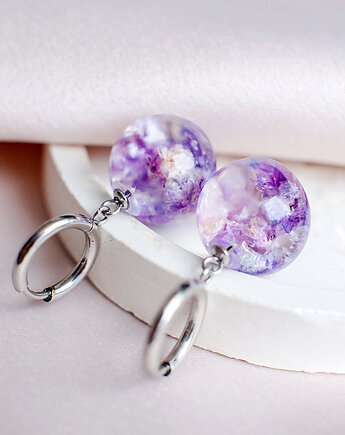 Kolczyki z gipsówką, nature gift