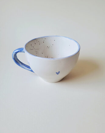 Kubek serduczka niebieskie 300 ml, White Cup
