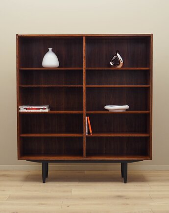 Regał palisandrowy, duński design, lata 70, produkcja: Hundevad, Przetwory design