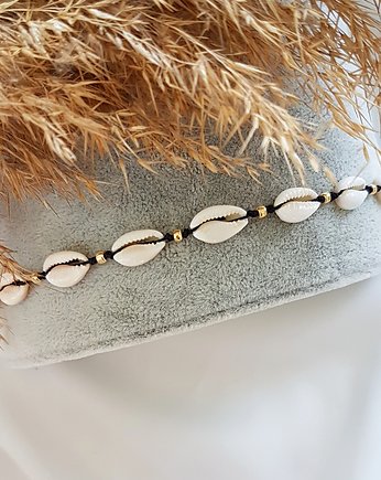 bransoletka NA KOSTKĘ z muszelek, LEI handmade 