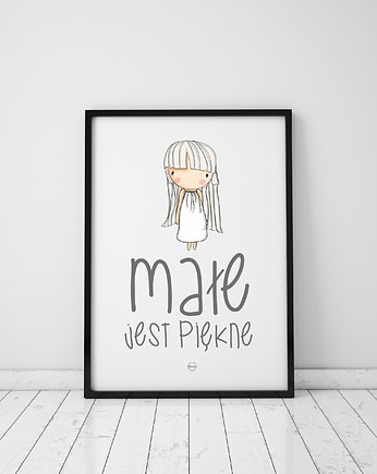 Plakat. Małe jest piękne, Love Life and Forest