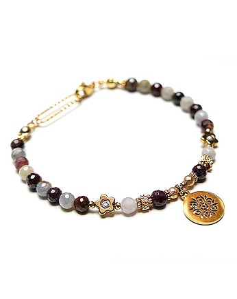 Szafiry i rubiny mix vol. 4 /szlachetna kolekcja/ 11.03.25 - bransoletka, KiKa pracownia