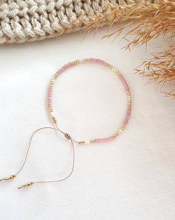 Bransoletka z drobnych koralików, LEI handmade 