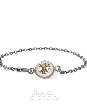 Kot Da Vinci - bransoletka boho style simple, Makaliboo