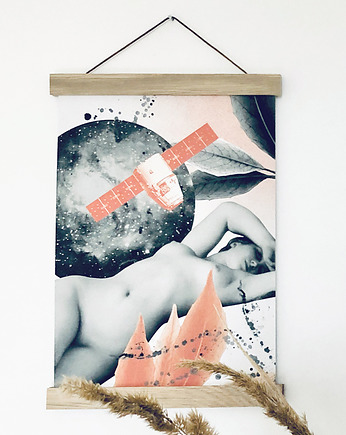 Plakat A4 Astro Girl /  Today Calendar, Zuzanna Malinowska Studio