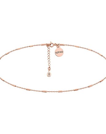 Choker łańcuszkowy z różowego złota, SOTHO