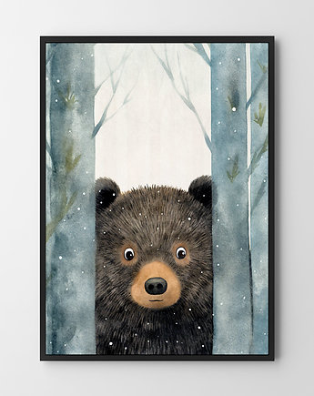 Seria AKUKU Misio - plakat dziecięcy, HOG STUDIO