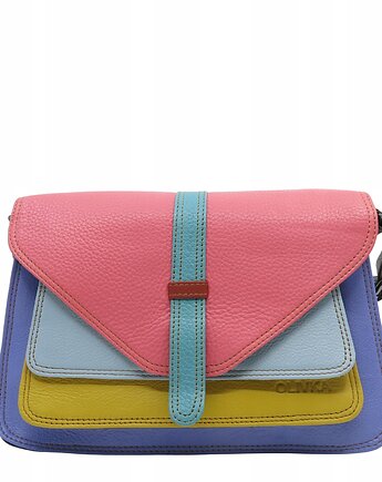 Torebka damska klasyczna elegancka skórzana na ramię pasek OLIVKA, Olivka Warsaw