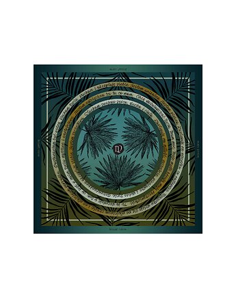 Jedwabna chusta premium, 90 cm - 90cm, Lenart View