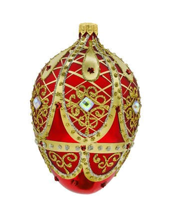 Bombka choinkowa: Ekskluzywne jajo Faberge: czerwone, Syn Bombkarza