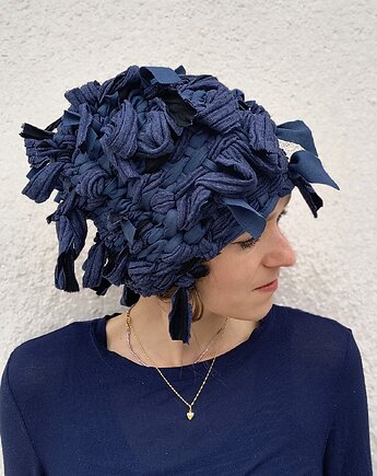 Różowa czapka artystyczna Cukierek, mrszebra