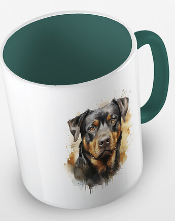 Kolorowy kubek "Rottweiler" - mix kolorów, Fotobloki and decor