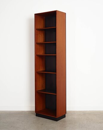 Regał tekowy, duński design, lata 70, produkcja: Dania, Przetwory design