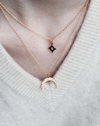 Moon Necklace no 1, Le Boho Bleu
