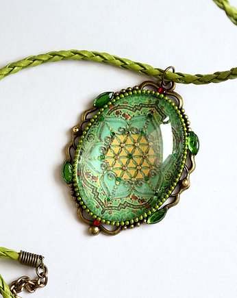 Kwiat życia wisior amulet Obfitość, KEIT