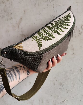 Nerka XXL zerowaste unikat leśny, Zapętlona Nitka