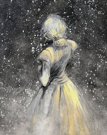 "BALLADA" - Obraz Olejny 60x30cm, Projekt320
