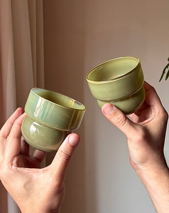 SZKLANKI RUNO Mix Regular  (2szt.) oliwka, FORMY PROSTE