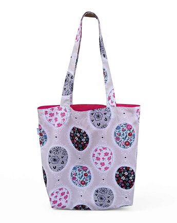 Torba na zakupy shopperka eko siatka torba na ramię shopper lusterka, Uszyciuch
