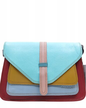 Torebka damska klasyczna elegancka skórzana na ramię pasek OLIVKA, Olivka Warsaw