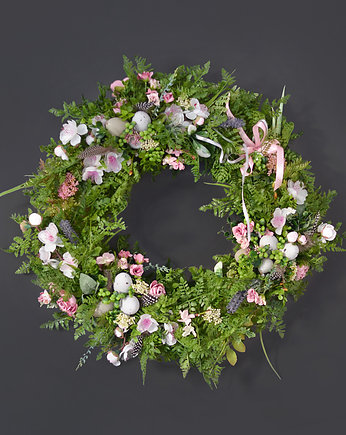 Wianek wielkanocny "kwiat jabłoni " xxl, ci sza