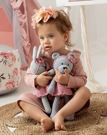 Miś szydełkowy w sukience, FURKOT