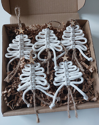 Zestaw ozdób świątecznych - choinki, Passatempo handmade