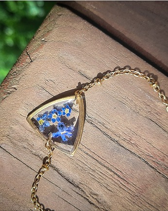 Bransoletka z niezapominajkami, Figa handmade accessories