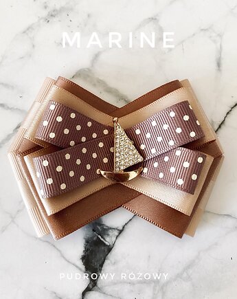 Brosza Marynarska / Żeglarska  Kolekcja MARINE  NEW, Pudrowy Różowy