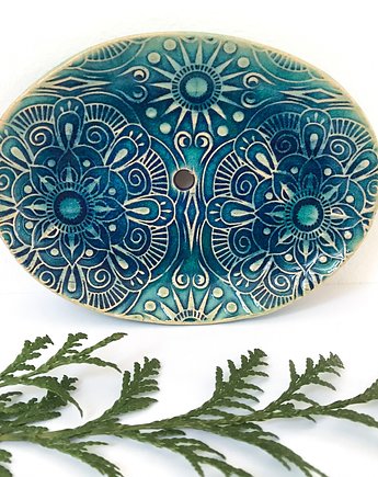 Etno owalna mydelniczka ceramiczna, Ceramika Ana