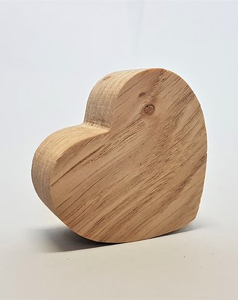 Drewniane gałki do mebli, serce, Drewniane dodatki