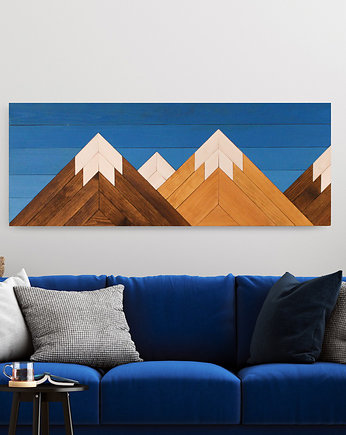 Drewniany obraz mozaika - Blue sky, EcoDechy