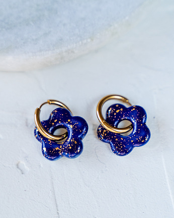 Kolczyki porcelanowe BLOOM, rękoczyny