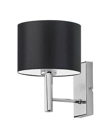 Designerski kinkiet na ścianę z czarnym abażurem TEGU, LYSNE