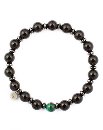 Męska bransoletka zodiakalna - Byk, Kulka Bransoletki